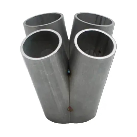 Vibrant 4 into 1 SS Turbo Manifold Merge Collector for T4 Divided Flange (48mm Pipe OD 4.5in tall)