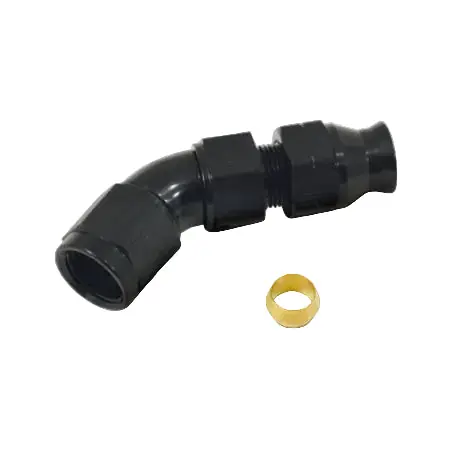 Vibrant 45 Degree 1/2in Tube to Female 8AN Adapter