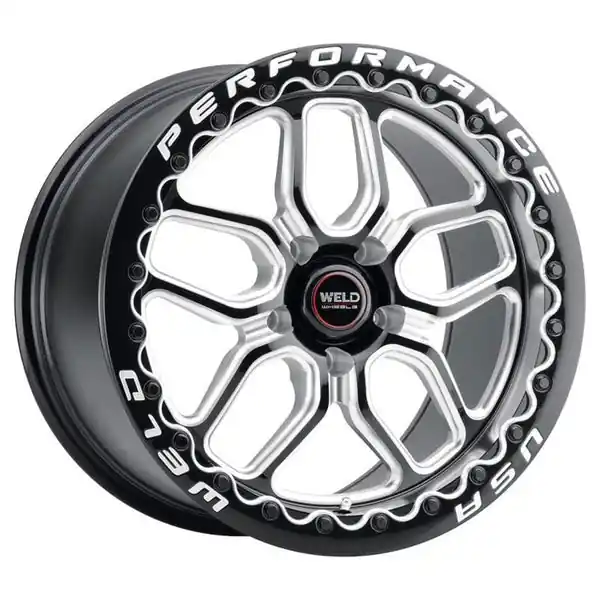 Weld Racing 18x5 Laguna Bead Lock 5x120 ET23 BS2.1 Gloss BLK MIL DIA 78.1