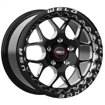 Weld Racing 17x10 Laguna Bead Lock 5x120 ET42 BS7.15 Gloss BLK MIL DIA 78.1