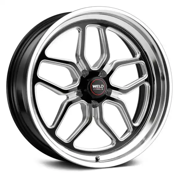 Weld Laguna Drag S152 17x10 / +49 / 5x114.3 / 78.1 CB - Gloss Black W/ Milled Spoke