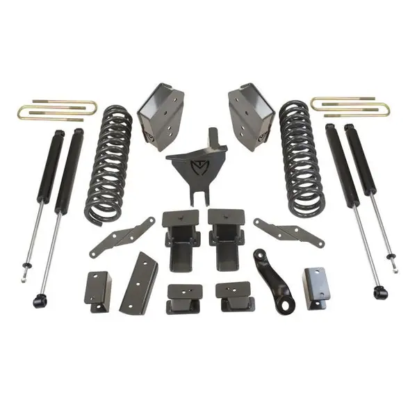 MaxTrac 17-19 Ford F-250/350 4WD 6in/2in MaxPro Coil Lift Kit w/Radius Arm Brkts & MaxTrac Shocks