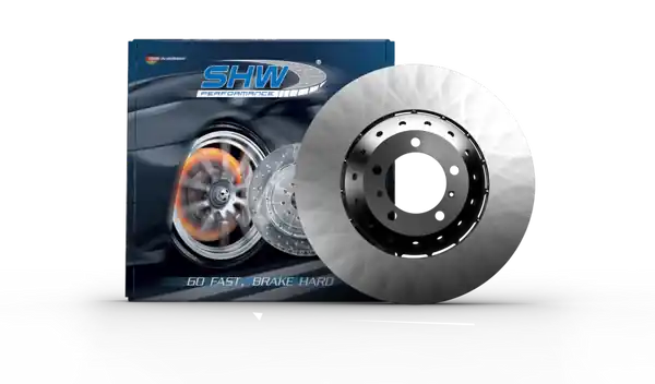SHW 19-21 Porsche Cayenne S 2.9L w/19in Wheels/NAO Pads Left Frt Smooth LW Brake Rotor (9Y0615301Q)
