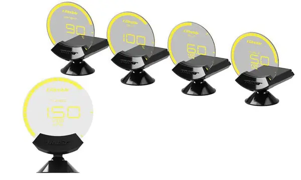 GReddy Sirius Vision Display (Turbo / Press / Temp / Voltage) 68mm Clear Thin-Film EL Display Gauge