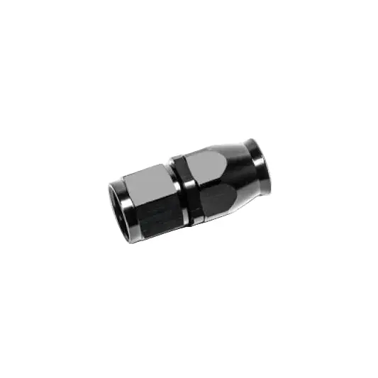 Radium Engineering 10AN Hose End Straight PTFE - BLACK