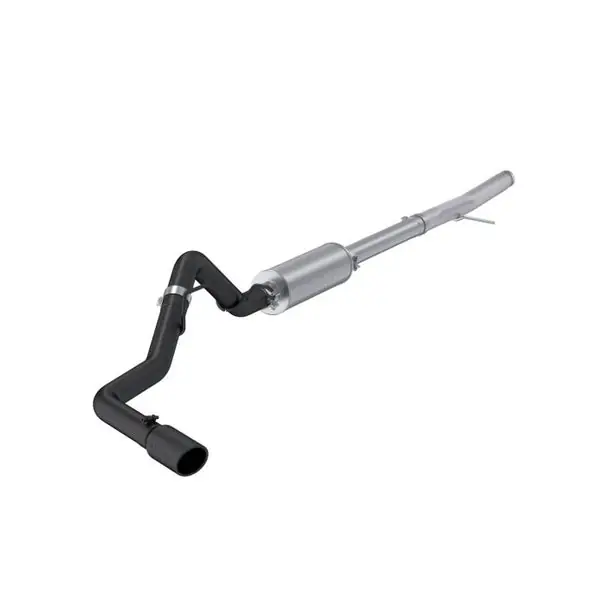 MBRP 2024 Ford Ranger Black-Coated Alum. Steel Single Side Outlet 3in Cat Back Exhaust