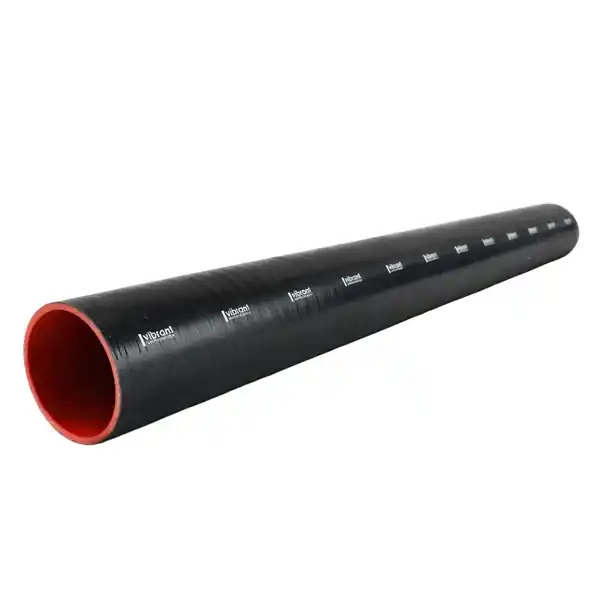 Vibrant 4 Ply Reinforced Silicone Straight Hose Coupling - 1.75in I.D. x 36in long (Black)