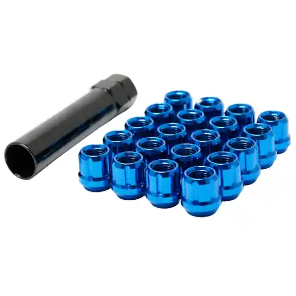 Wheel Mate Muteki Open End Lug Nuts - Blue 12x1.25