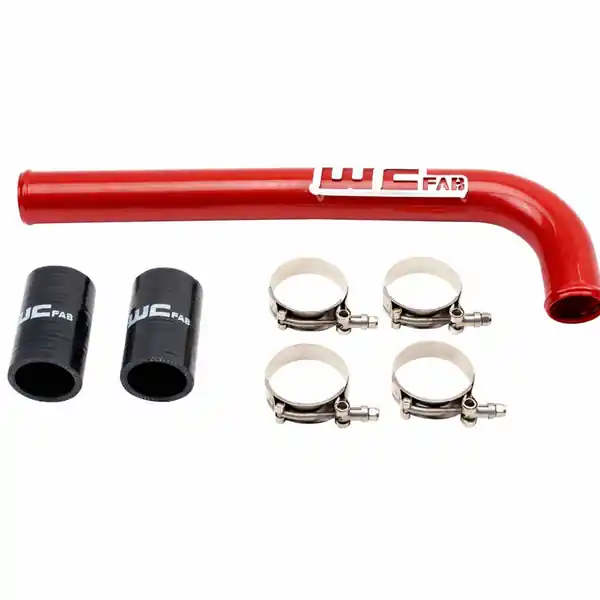 Wehrli 10-18 Dodge 6.7L Cummins Upper Coolant Pipe - Candy Red