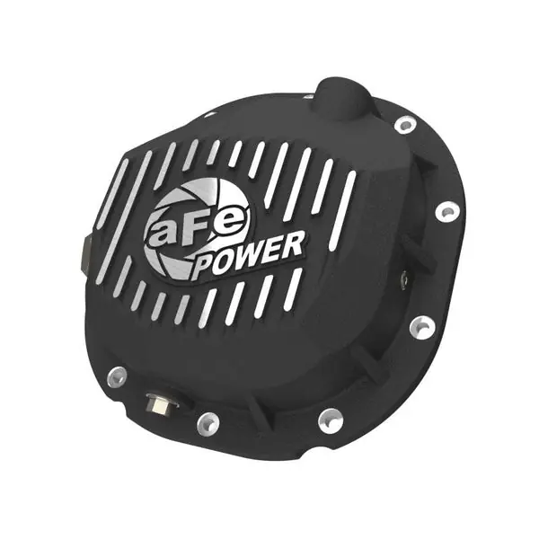 aFe 90-14 Ford F-150 Rear Differential Cover - Black w/ Machined Fins