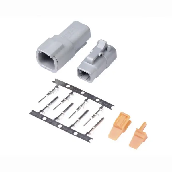 Haltech Matching Set of Deutsch DTM-4 Connectors 7.5 Amp Plug & Pins