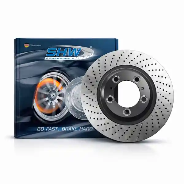 SHW 20-25 Audi SQ7/SQ8 Hybrid Front Left Smooth Lightweight Brake Rotor (4M0615301BM)