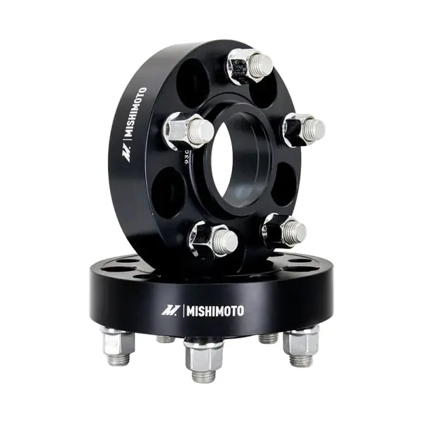 Mishimoto Wheel Spacers - 5x114.3 - 67.1 - 25 - M12 - Black