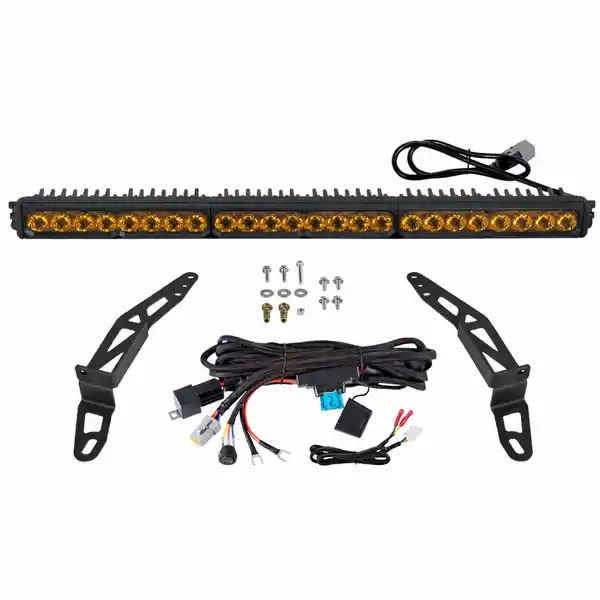 Diode Dynamics Jeep 2018 SS30 Bumper LED Kit Sport Yellow Driving