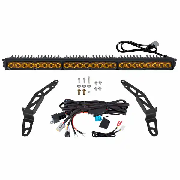 Diode Dynamics Jeep 2018 SS30 Bumper LED Kit Sport Yellow Combo