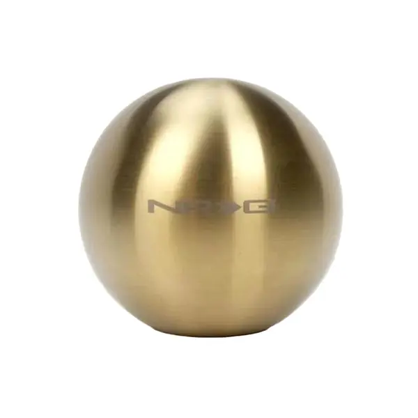 NRG Chrome Gold Titanium Round Shifter Heavy Weight