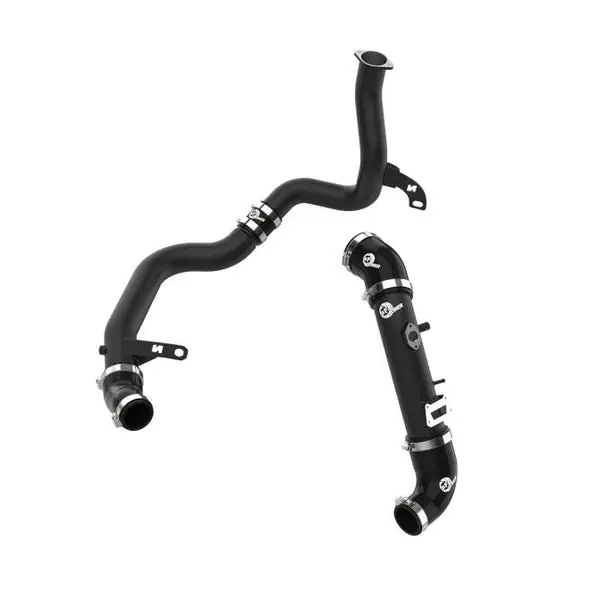AFE 19-22 Hyundai Veloster N BladeRunner Aluminum Hot & Cold Charge Pipe Kit - Black