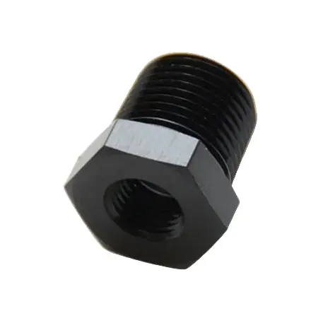 Vibrant 1/4in NPT Female to 1/2in NPT Male Pipe Reducer Adapter Fitting