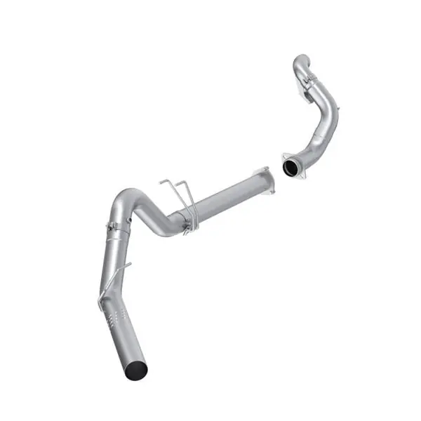 MBRP 15-16 F250/F350/F450 6.4L PS CC/SC AL Steel 4in Filter-Back Single Side - No Muffler w/ DP