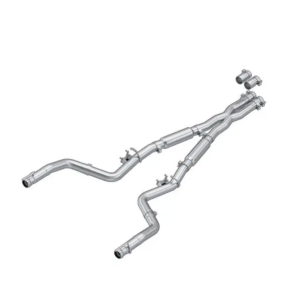 MBRP 17-23 Dodge Challenger 5.7L HEMI T304SS 3in Cat-Back Dual Split - Street Version