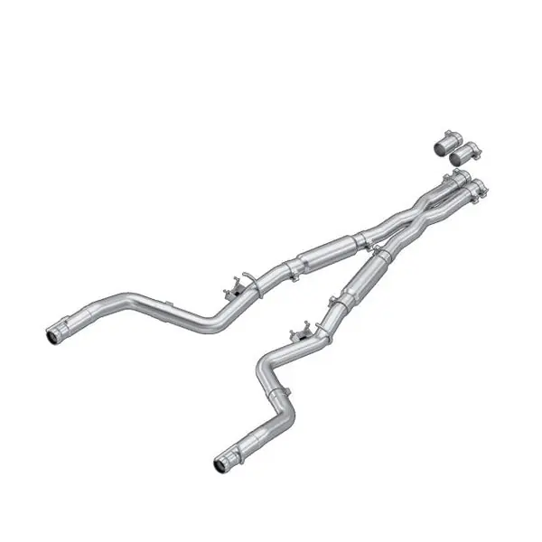 MBRP 15-23 Dodge Challenger 6.2L, 6.4L HEMI AL Steel 3in Cat-Back Dual Split - Street Version
