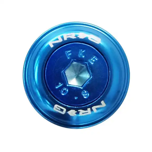 NRG Fender Washer Kit w/Color Matched M6 Bolt Rivets For Plastic (Blue) - Set of 10