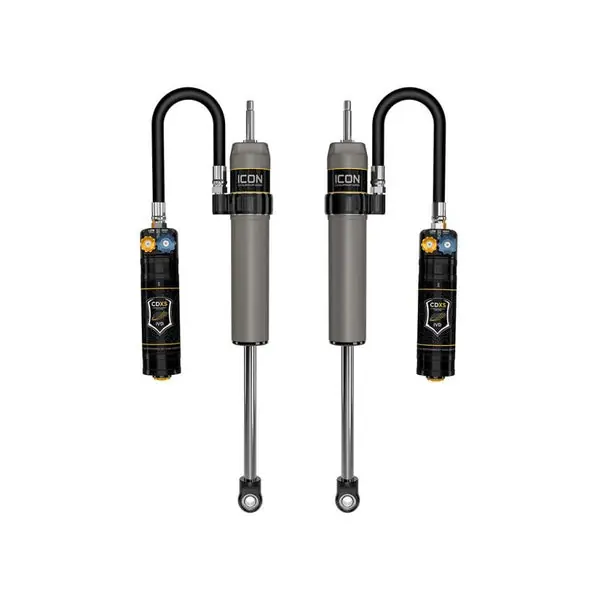 ICON 24+ Toyota Tacoma Remote Reservoir Shocks w/ CDXS 0-1in. Lift- (Rear)
