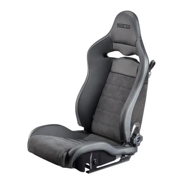 Sparco Seat SPX Leather/Alcantara Black - Right