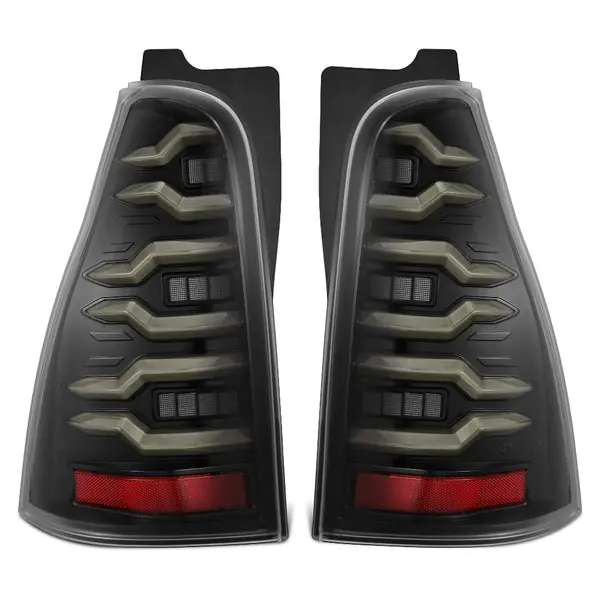 AlphaRex 03-09 Toyota 4Runner LUXX-Series LED Tail Lights- Black