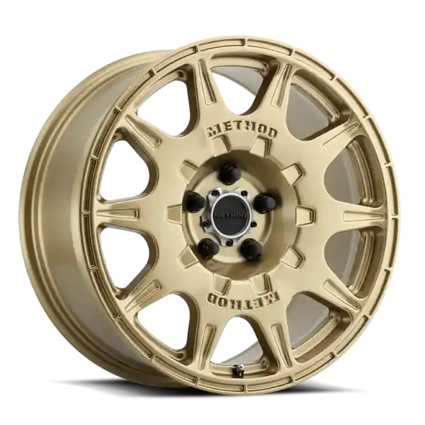 Method MR502 RALLY 17x8 +38mm Offset 5x4.5 67.1mm CB Gold Wheel