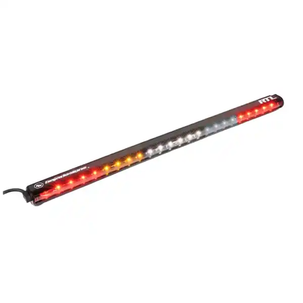 Baja Designs RTL-W Solid Amber/White Center/Flashing Amber Straight 30in Light Bar