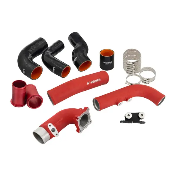 Mishimoto 2023+ Toyota GR Corolla Intercooler Pipe Kit - Wrinkle Red
