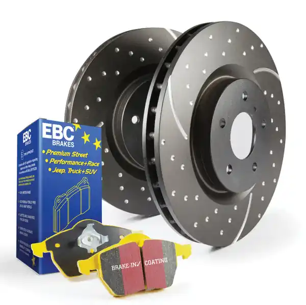 EBC S5 Kits Yellowstuff Pads and GD Rotors Rear Golf 2.5 & Audi A3 2.0 TDI