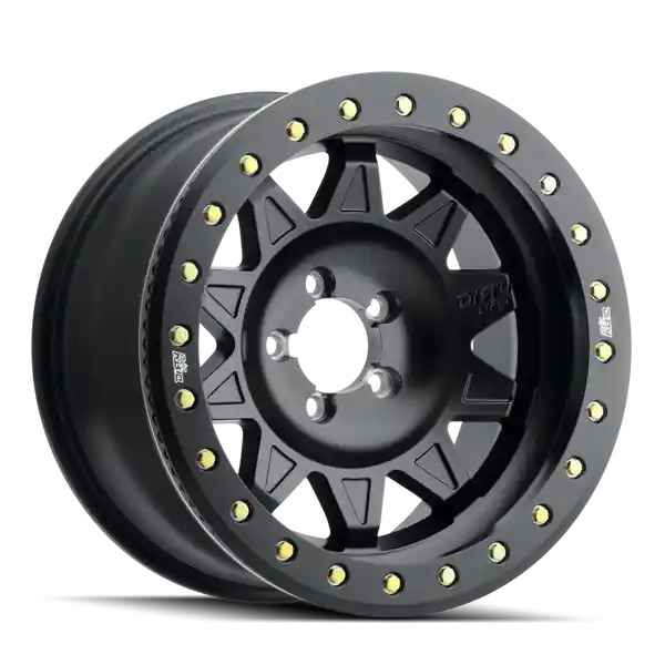 Dirty Life 9302 Roadkill 17x9/5x127 BP/-38mm Offset/71.5mm Hub Matte Black Wheel - Beadlock