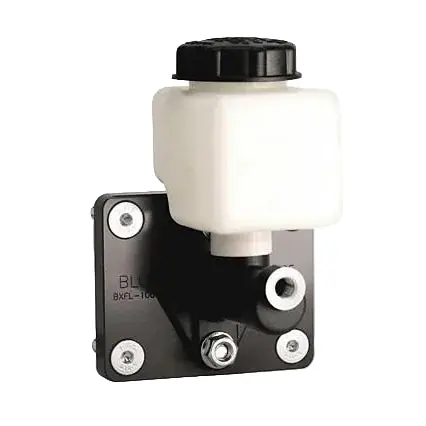 BLOX Racing Brake Booster Elimi-Plate - Silver