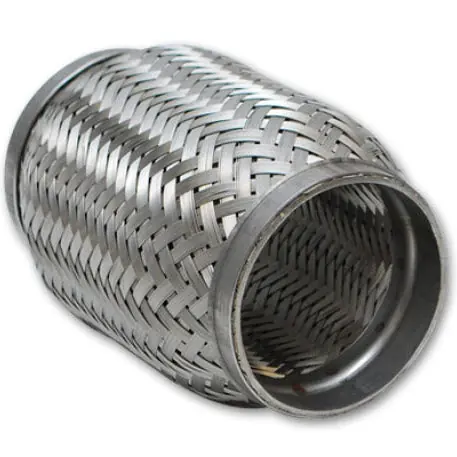 Vibrant SS Flex Coupling with Inner Braid Liner 1.75in inlet/outlet x 4in flex length