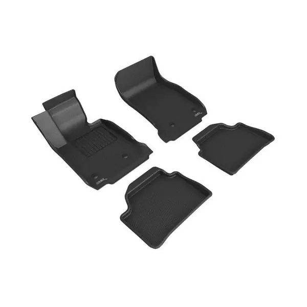 3D MAXpider 12-19 BMW 1 Series Kagu Floor Mat- Black R1 R2