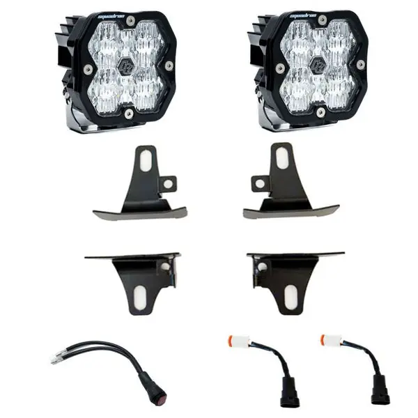 Baja Designs 17-22 Ford Super Duty / 15-20 F-150 Squadron Sport 2.0 Fog Pocket Kit (WC) - Clear