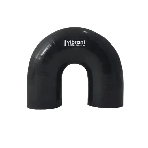 Vibrant 180 Degree Elbow 3.50in ID x 4.75in Leg Length Silicone Hose Coupler