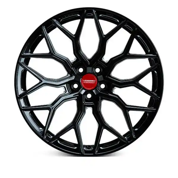 Vossen HF-2 19x8.5 / 5x120 / ET30 / Flat Face / 66.9 - Gloss Black Wheel