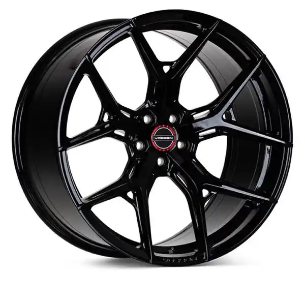 Vossen HF-5 20x9.5 / 5x115 / ET17 / Deep Face / 71.5 - Gloss Black Wheel