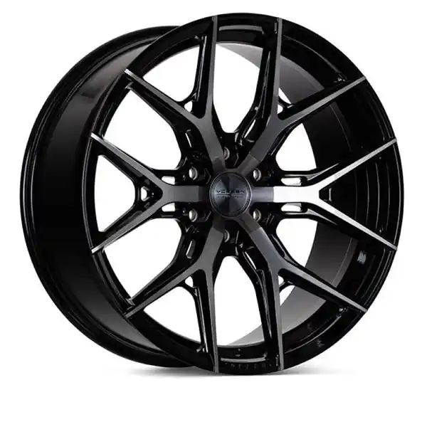 Vossen HF6-4 22x10 / 6x139.7 / ET-18 / Super Deep Face / 106.1 - Tinted Gloss Black Wheel
