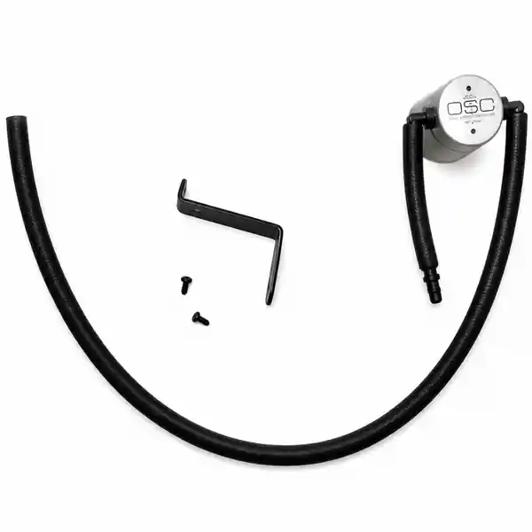 J&L 16-22 Honda Pilot PCV Side Oil Separator 3.0 - Clear Anodized