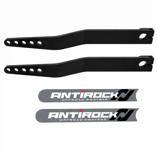 RockJock Antirock Fabricated Steel Sway Bar Arms 19.25in Long 1.7in Offset Bend 5 Holes