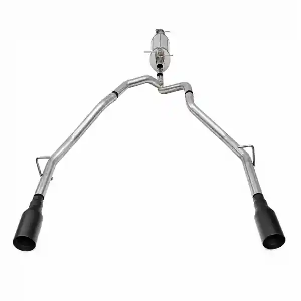 Corsa 25-26 Ram 2.5in Stainless Steel Sport Cat-back Dual Rear Exit 5.0in Black Tips