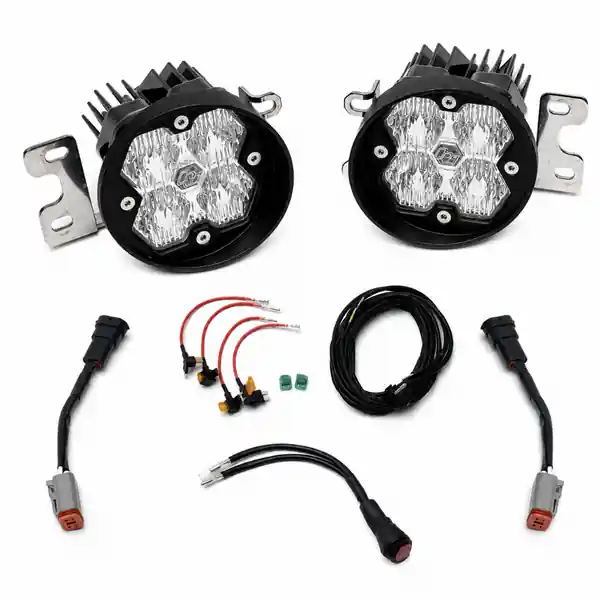 Baja Designs 12-23 Tacoma / 14-21 Tundra / 10-24 4Runner Squadron Sport 2.0 Fog Pkt Kit (WC) - Clear