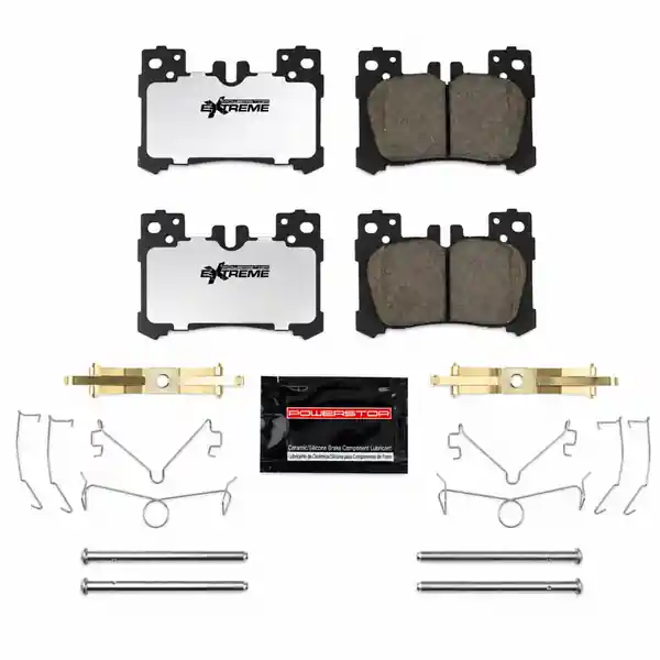 Power Stop 2018 Lexus LC500 Rear Z26 Extreme Street Brake Pads w/Hardware