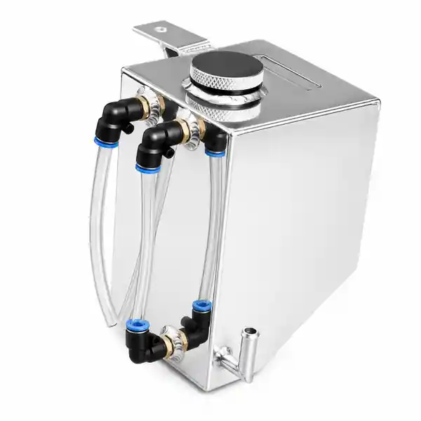 Weapon R Universal Catch Tank 24 fl oz (Stealth Black) Top Outlet Aluminum Coolant Overflow Tank
