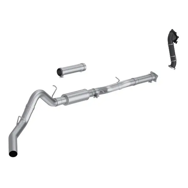 MBRP 01-04 Chevy Silverado / GMC Sierra 2500/3500HD 4in OD CatBack Single Side Exit w/ Downpipe - AL