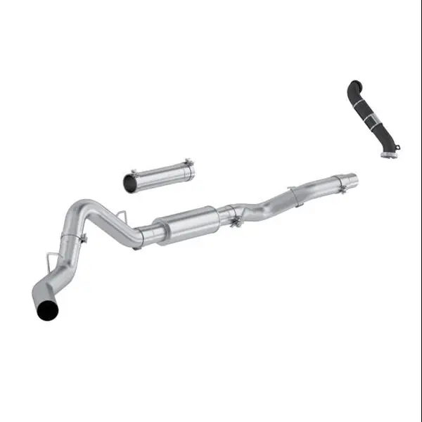 MBRP 06-07 Chevy Silverado / GMC Sierra 2500/3500HD 4in OD CatBack Single Side Exit w/ Downpipe - AL